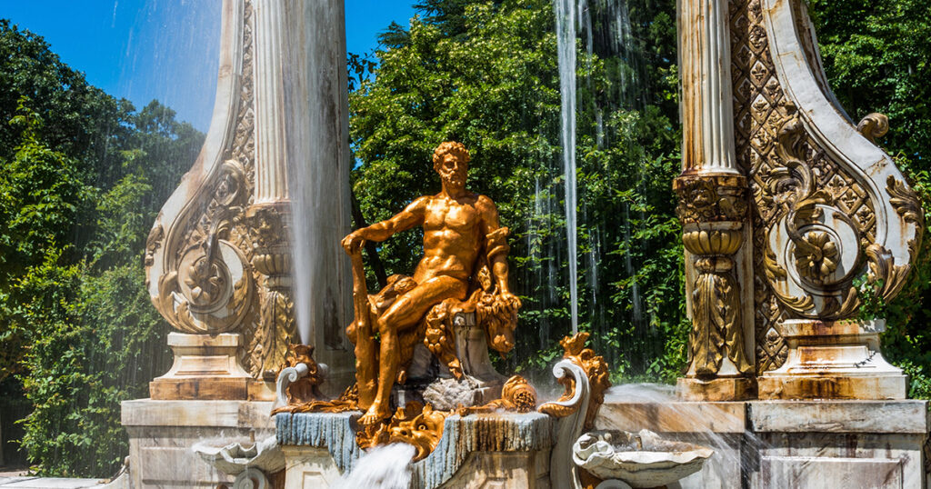 Fuentes de los Jardines del Palacio Real de La Granja de San Ildefonso